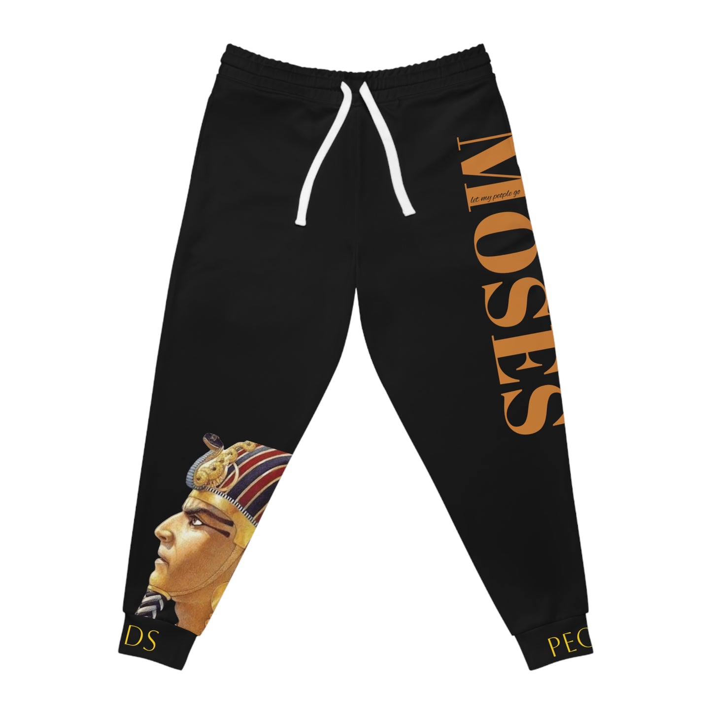 Artistic Athletic Joggers - Featuring Pharaoh and Moses Designs