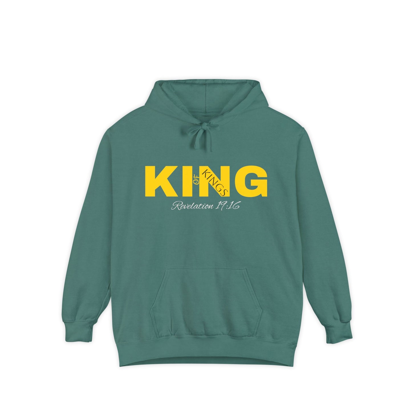 King Unisex Garment-Dyed Hoodie | Stylish and Comfortable for Everyday Wear
