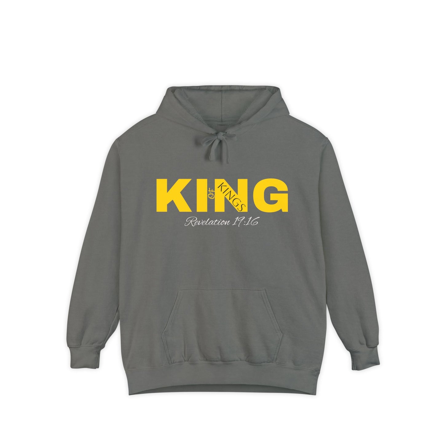 King Unisex Garment-Dyed Hoodie | Stylish and Comfortable for Everyday Wear