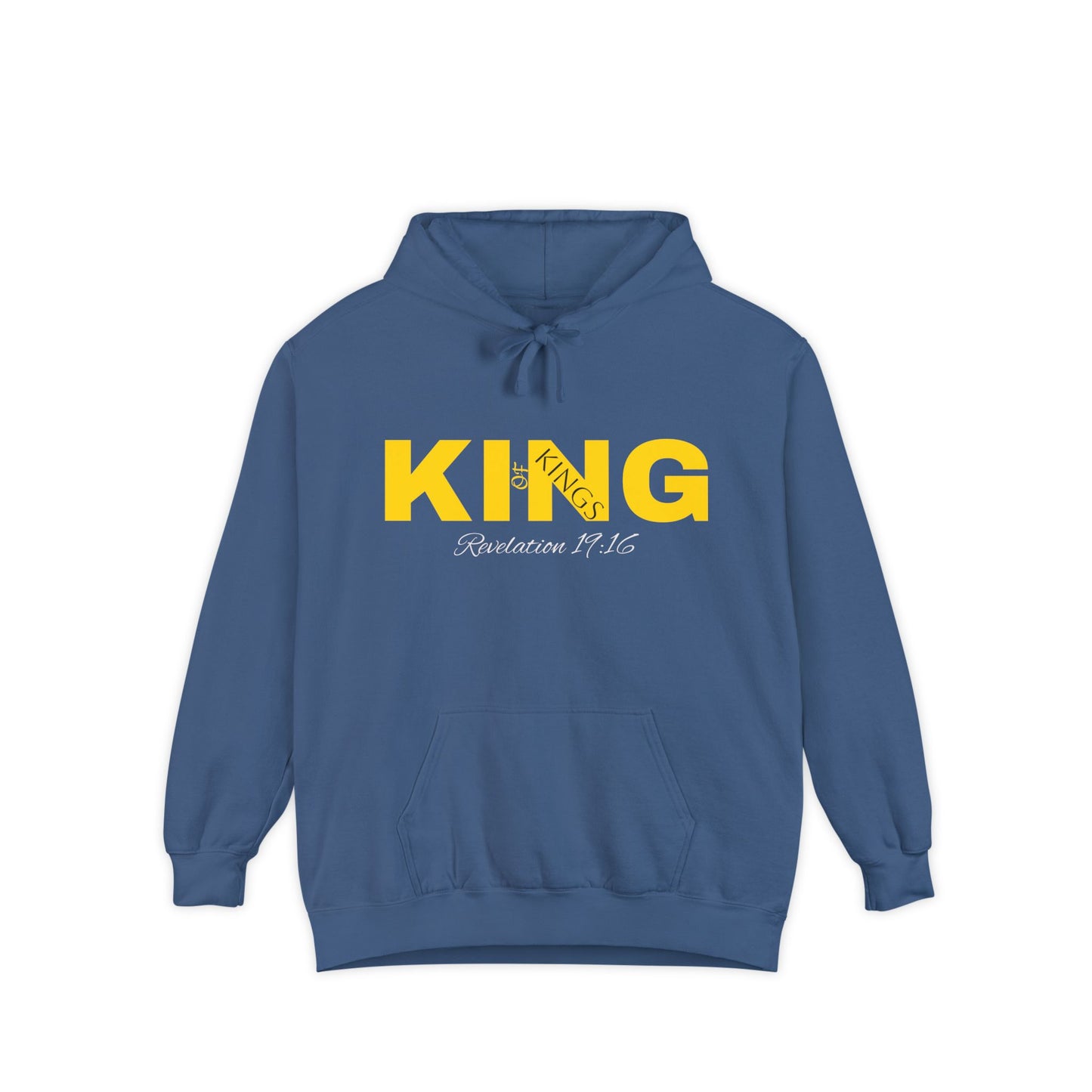 King Unisex Garment-Dyed Hoodie | Stylish and Comfortable for Everyday Wear
