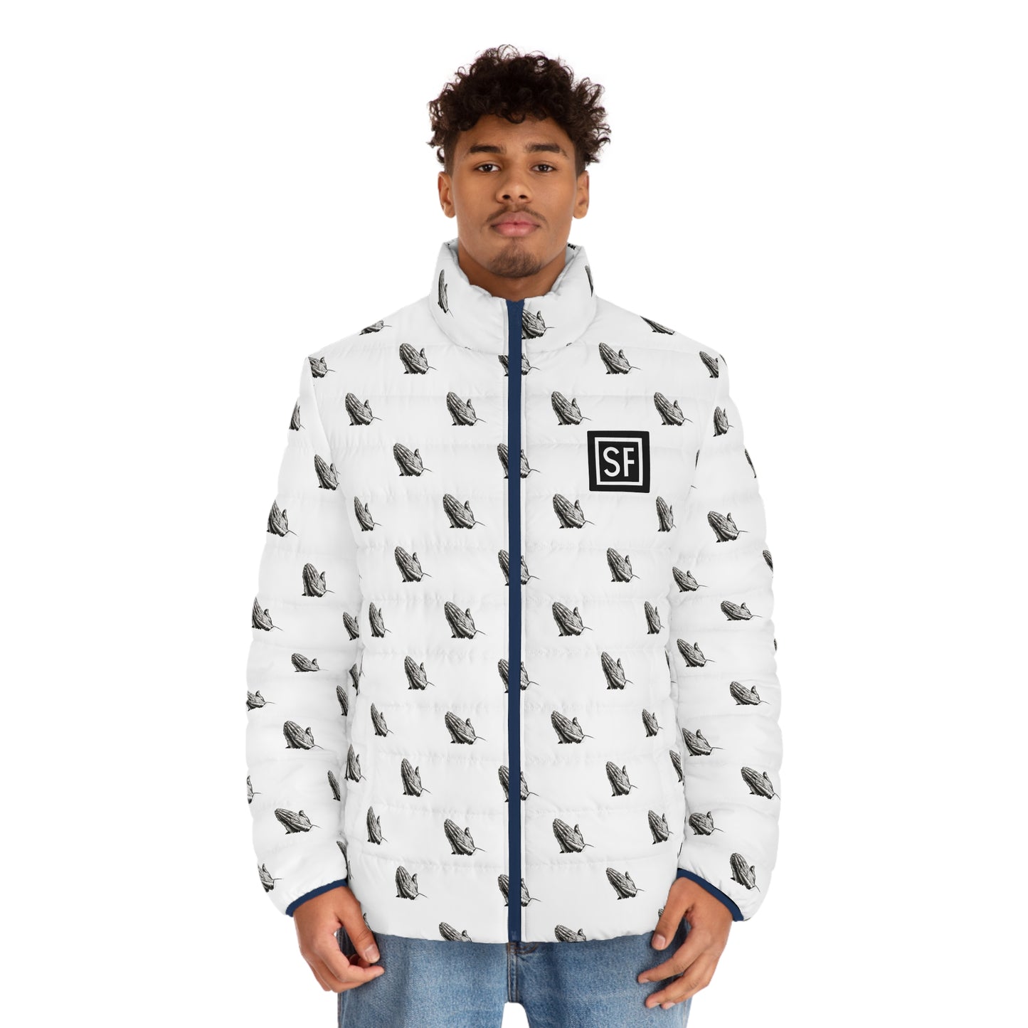 Men's Puffer Jacket (AOP)